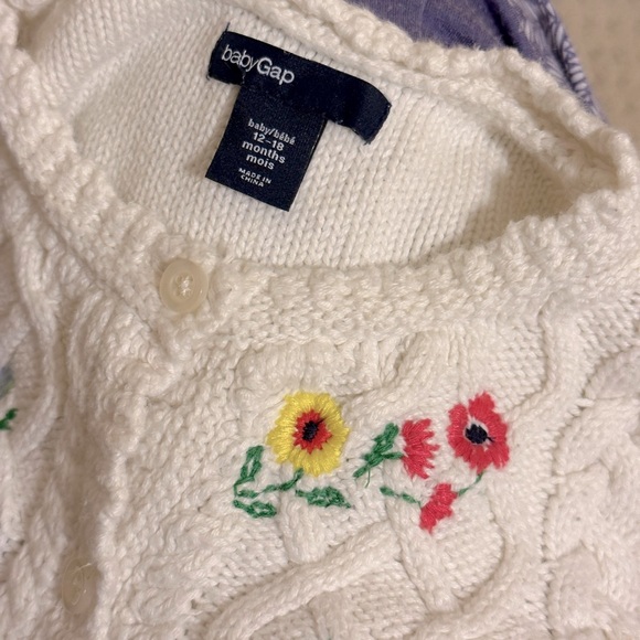 GAP Country side Floral Knit Cardigan - Picture 2 of 5